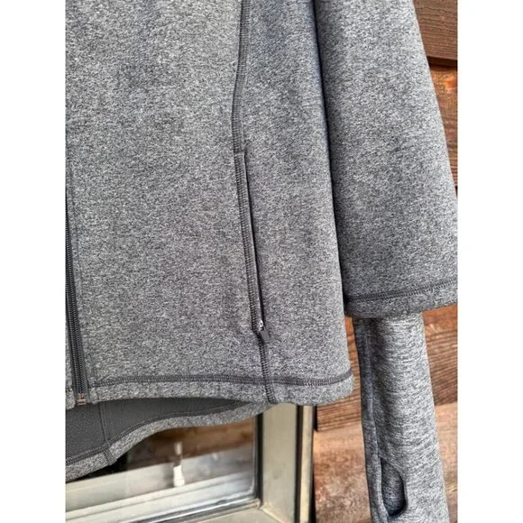 Sweaty Betty time out Luxe, fleece lined active wear zip up hoodie - Picture 4 of 6